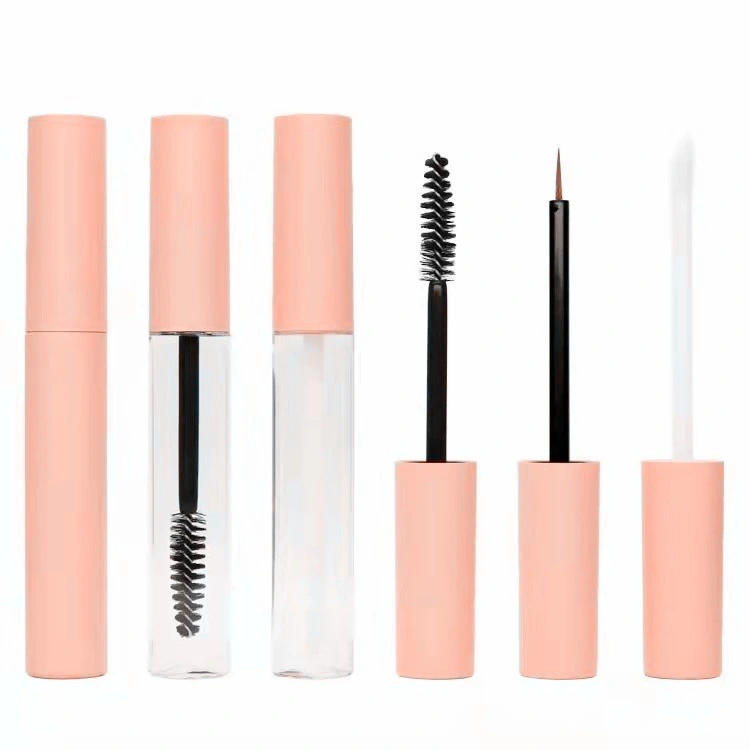 10ml Round Shaped Lip Gloss Case Lipbalm Plastic Tube Eyelash Tube Cosmetic Package Makeup Plastic Utensil Beauty Tube