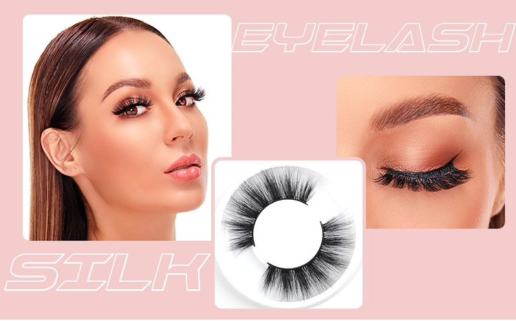 Wholesale False Lashes Handmade Vegan 3D 5D Silk Lashes Faux Mink Eyelashes