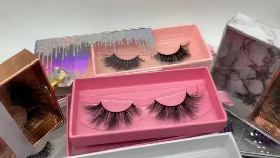 Muestra gratis 100% Cruelty Free Vegan 3D Fiber Lashes Etiqueta privada única Empaquetado Faux Mink Silk Lashes Vegan Pestañas