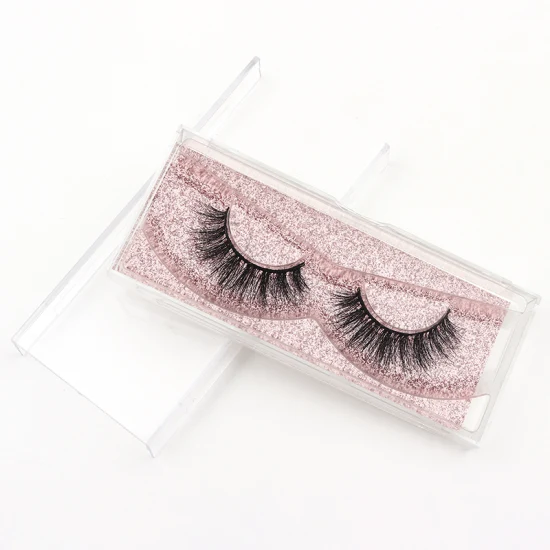 Venta al por mayor Cruelty Free Fluffy Long 25 mm Lashes 3D 25mm Fluffy Mink Eyelashes